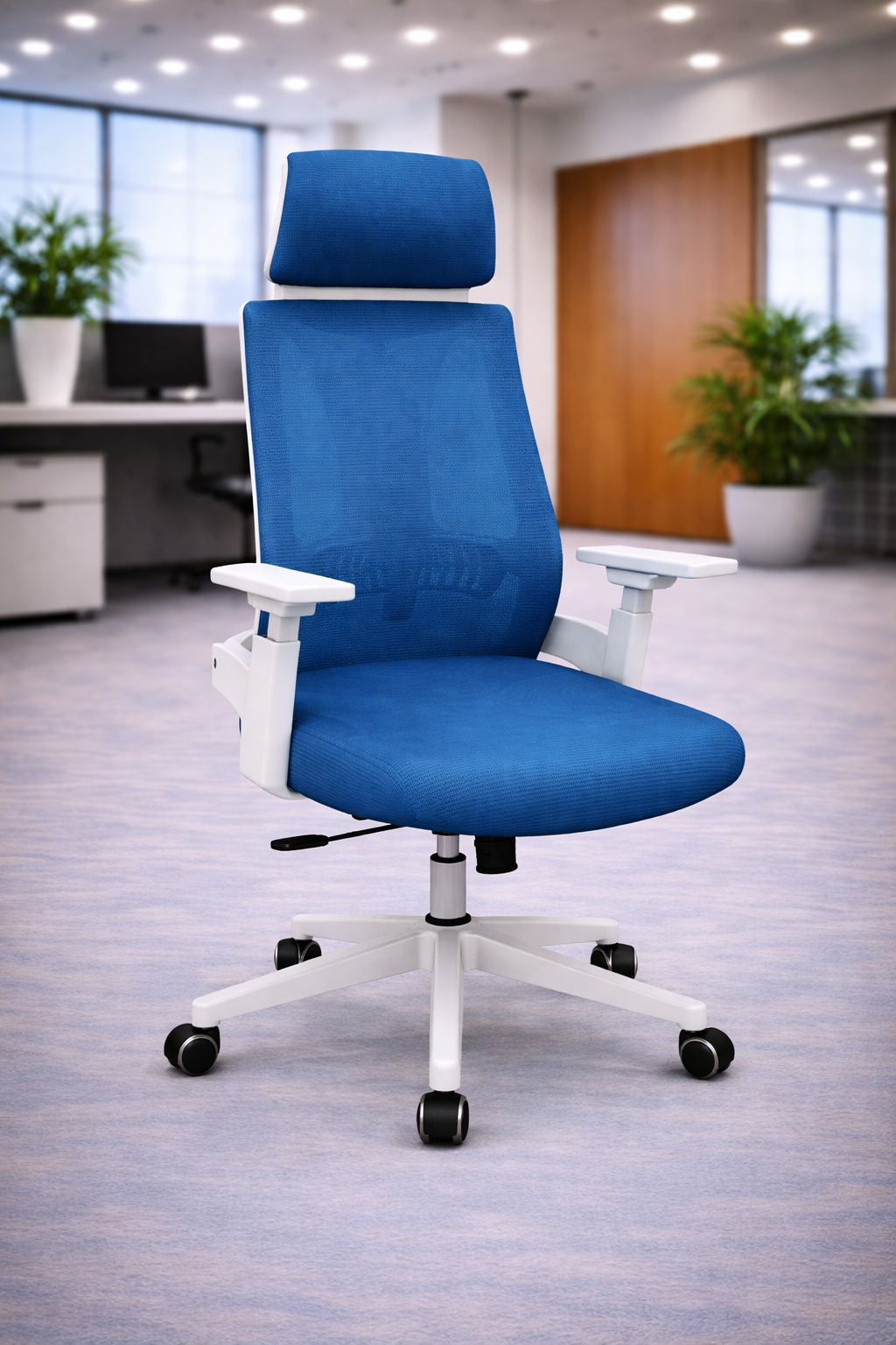 Aristocrat-Blue, China Imported Boss Chair – MID-3903. - Image 2