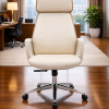 Soft Edge- Cream, China Imported Boss Chair – MID-6832A