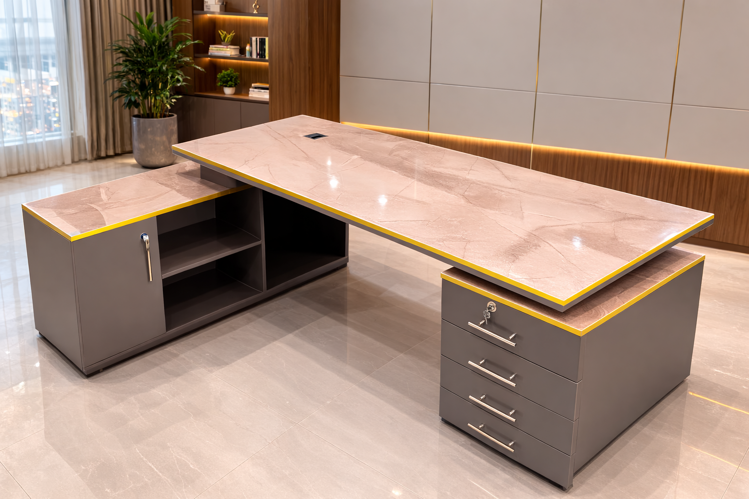 Blonde - HPL CEO Table | MID-BT-022 - Image 2